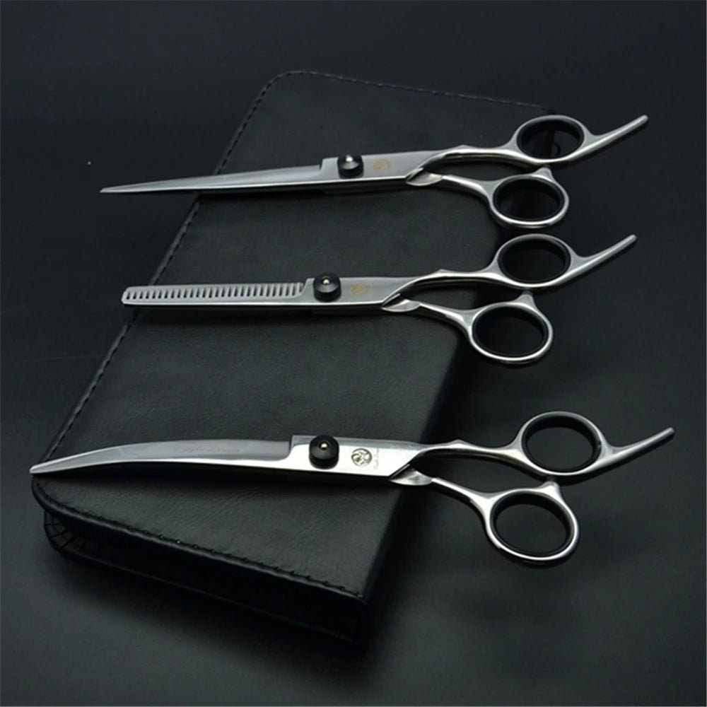 Professional Dog Grooming Scissors Set – 6/7 Inch Stainless Steel - fendix