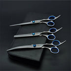Professional Dog Grooming Scissors Set – 6/7 Inch Stainless Steel - fendix