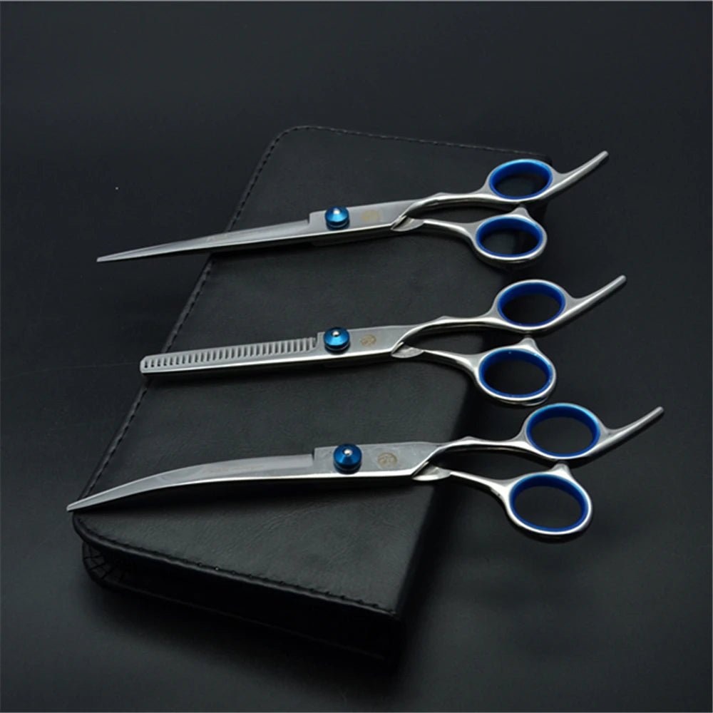 Professional Dog Grooming Scissors Set – 6/7 Inch Stainless Steel - fendix