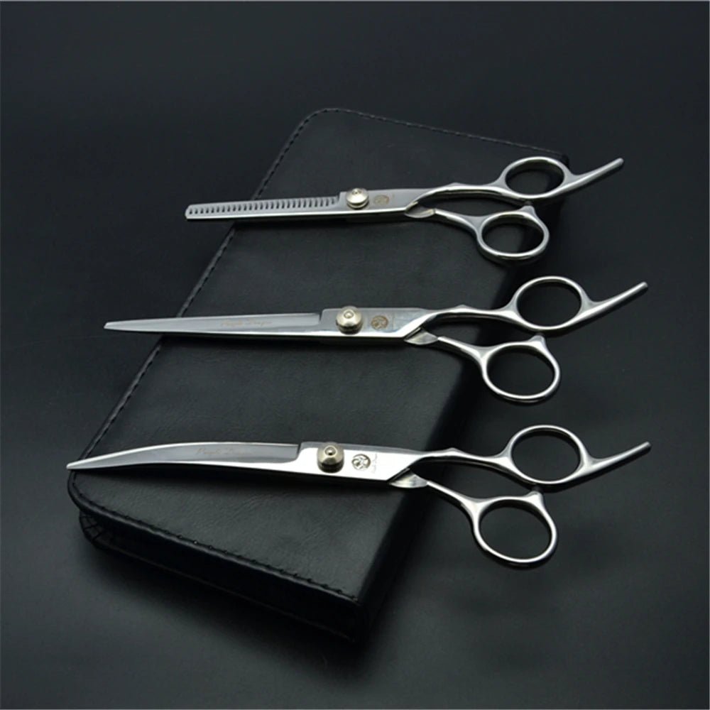 Professional Dog Grooming Scissors Set – 6/7 Inch Stainless Steel - fendix