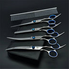 Professional Dog Grooming Scissors Set – 6/7 Inch Stainless Steel - fendix