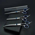 Professional Dog Grooming Scissors Set – 6/7 Inch Stainless Steel - fendix